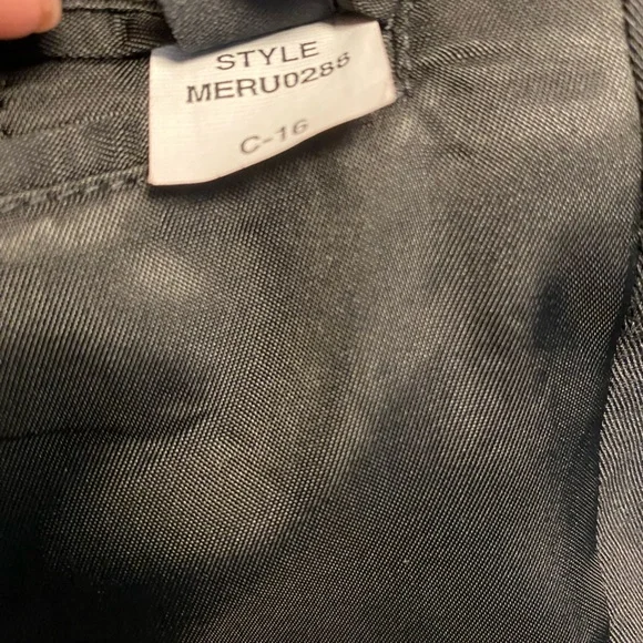 Black Claiborne Men’s Suit Jacket Blazer 42R - Picture 8 of 12